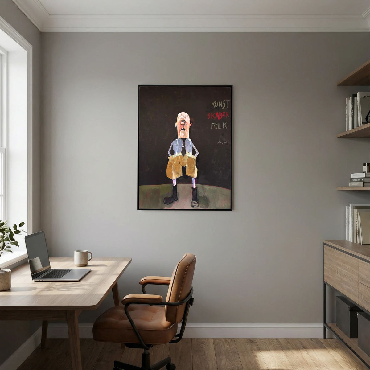 Kunst Skaber Folk - Canvas
