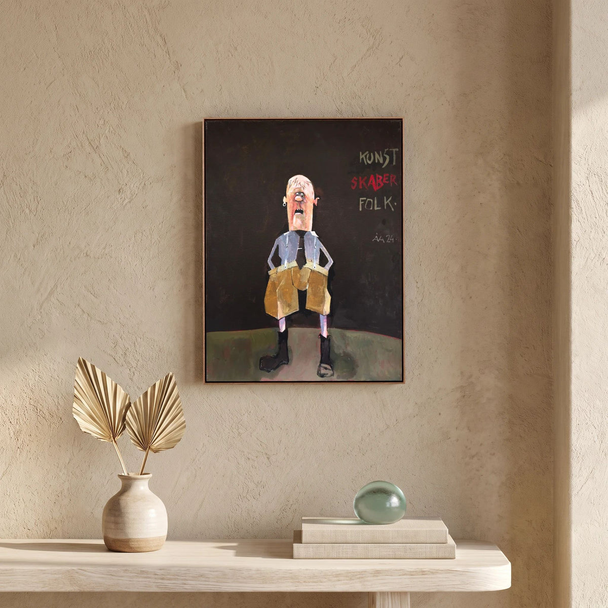 Kunst Skaber Folk - Canvas