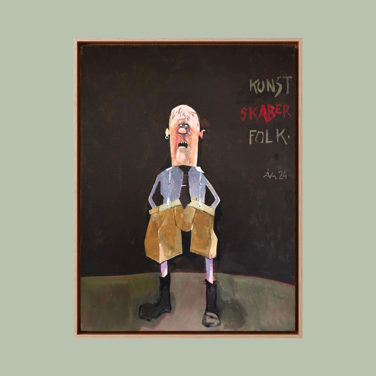 Kunst Skaber Folk - Canvas
