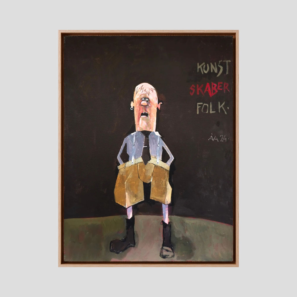 Kunst Skaber Folk - Canvas
