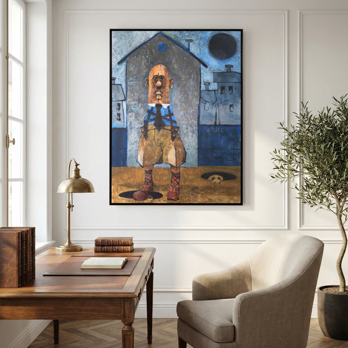 Gårdens Konge - Canvas