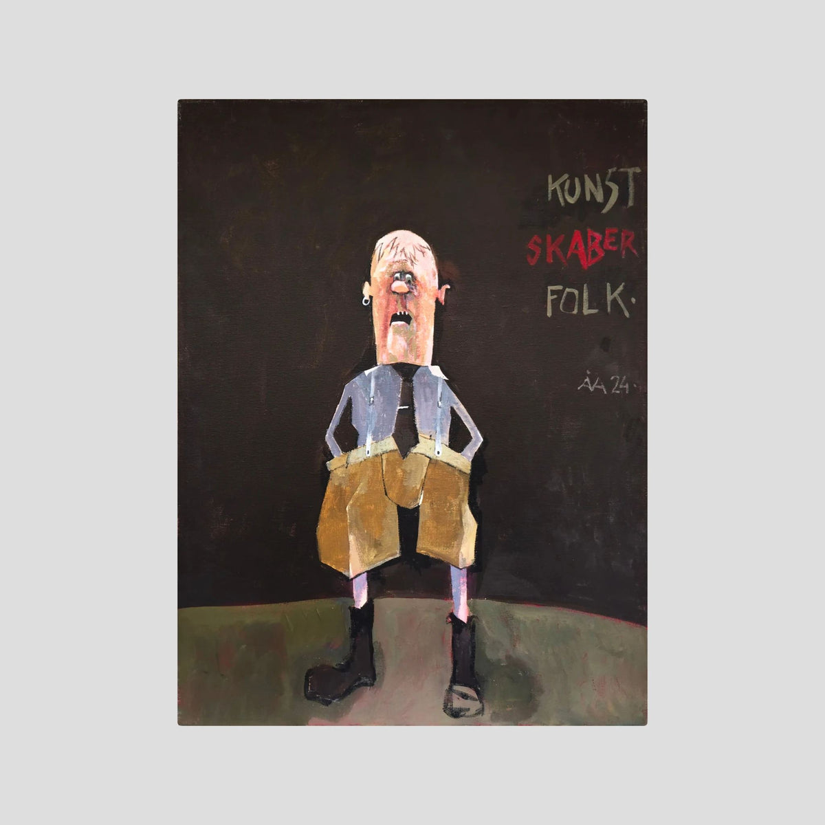 Kunst Skaber Folk - Canvas