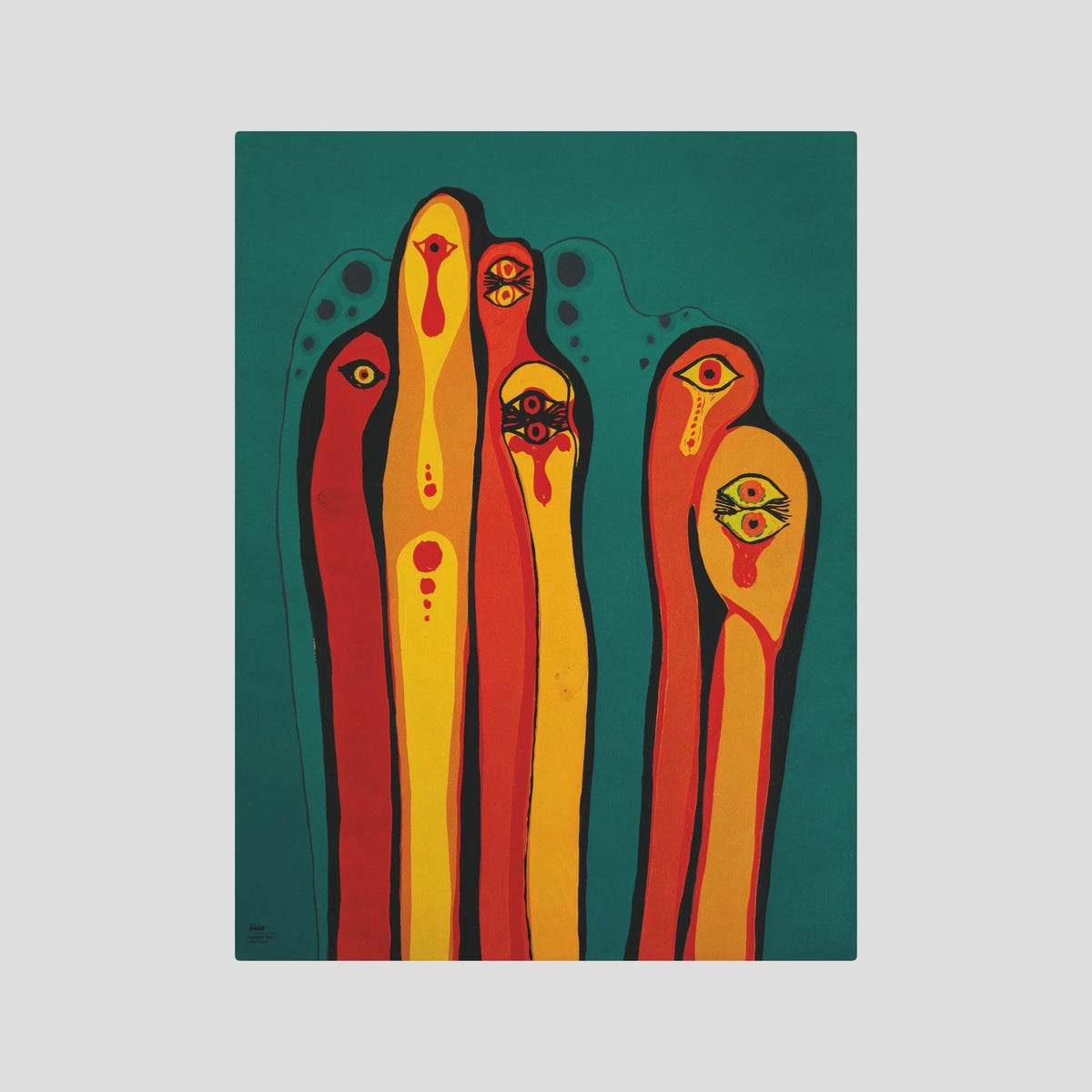 Flokdyr 1967 - Canvas